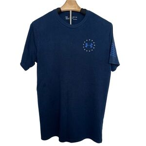 Under Armour heatgear small blue freedom T-shirt